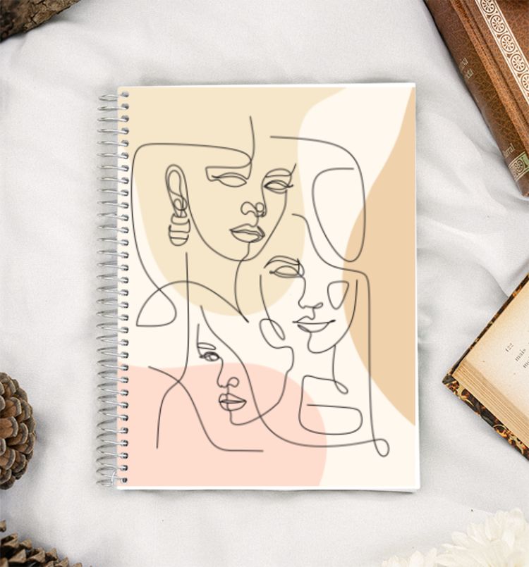 Faces A5 Notebook