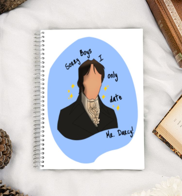 sorry boys, i only date darcy A5 Notebook