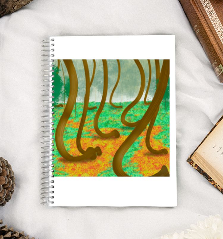 Crooked Forest A5 Notebook