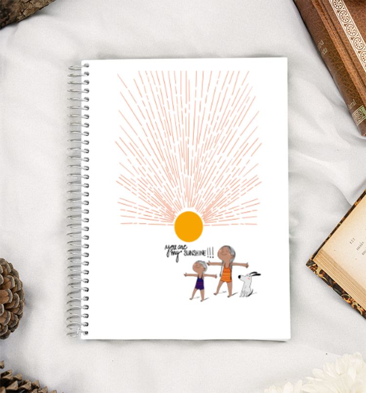 You are my sunshine A5 Notebook