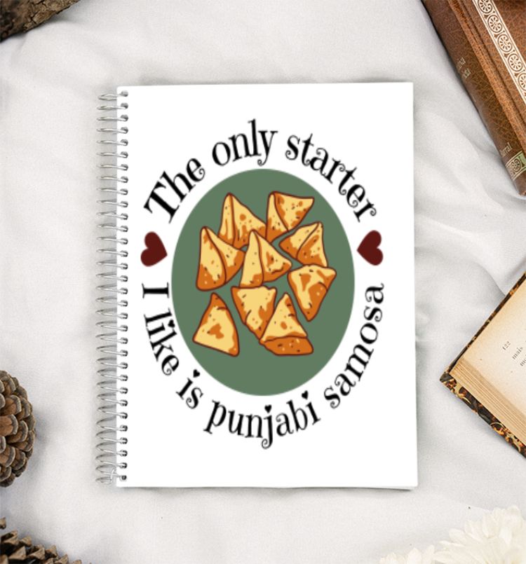 Samosa love A5 Notebook