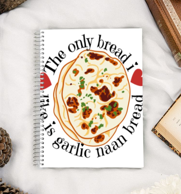 Foodie love A5 Notebook