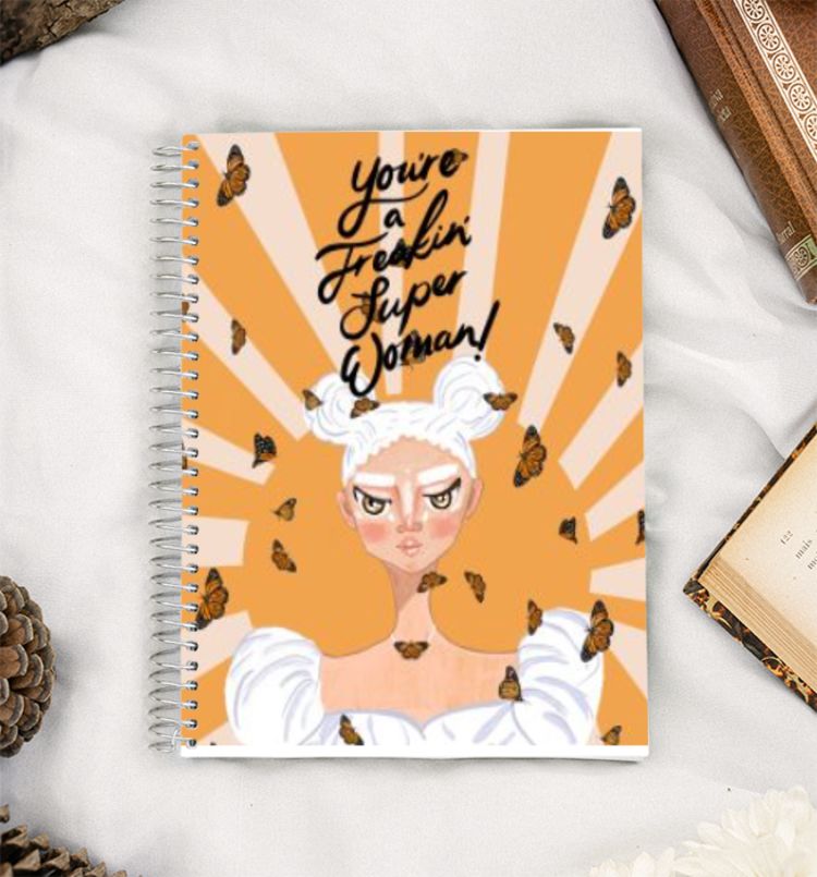 Women power A5 Notebook