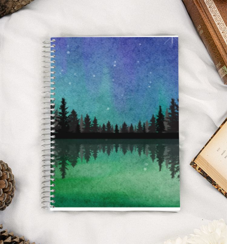 Northern Lights A5 Notebook