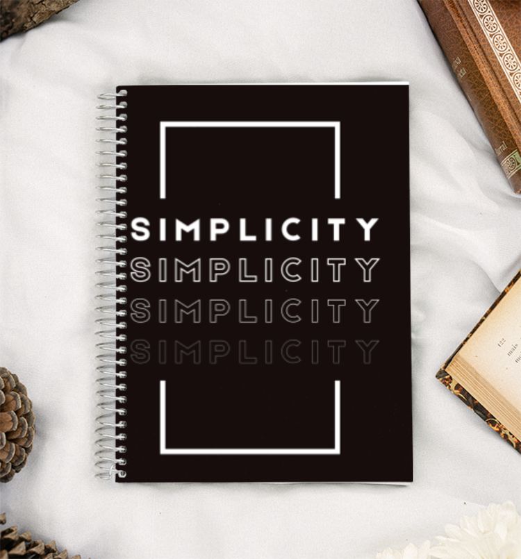 Simplicity A5 Notebook