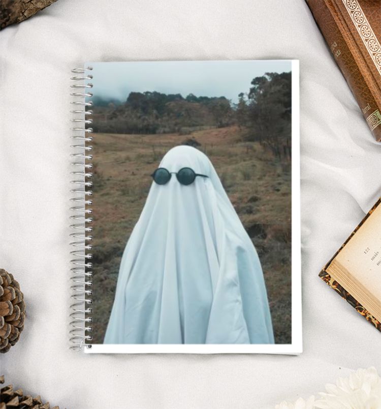 Ghost with Sunglasses  A5 Notebook