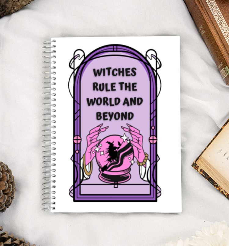 Halloween witch A5 Notebook