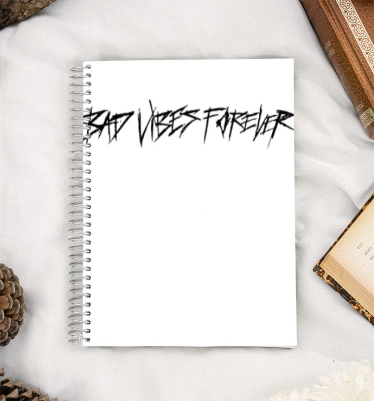 XXXTENTACION BAD VIBES FOREVER A5 Notebook