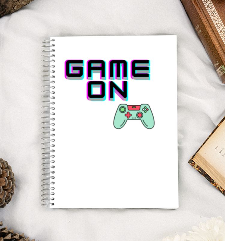 game on A5 Notebook