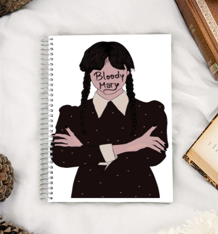 Wednesday addams A5 Notebook