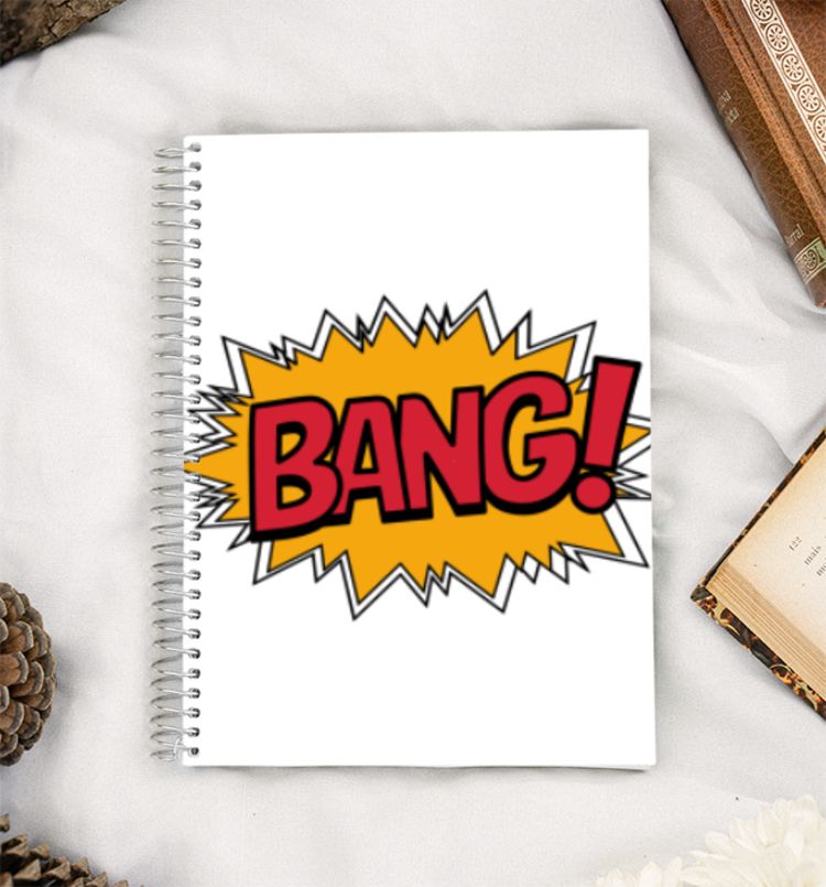 Bang tshirt  A5 Notebook