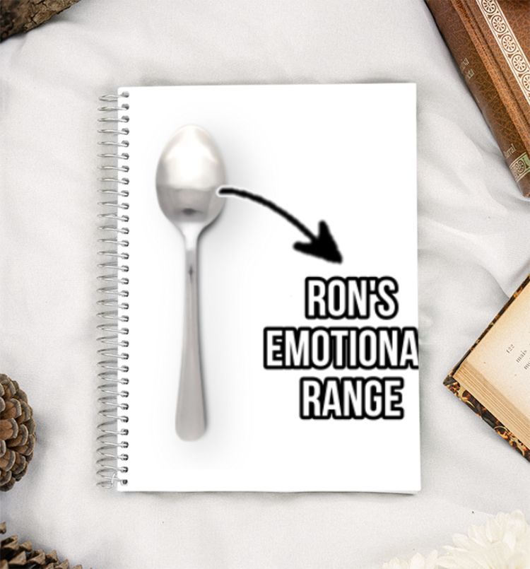 Ron's Emotion : Harry Potter A5 Notebook