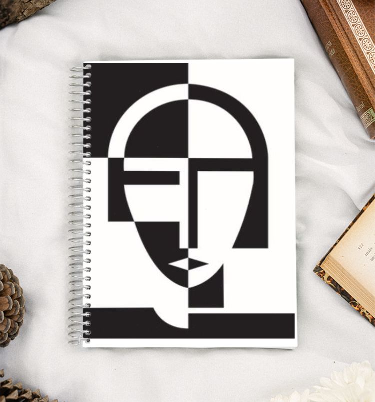 Black & White A5 Notebook