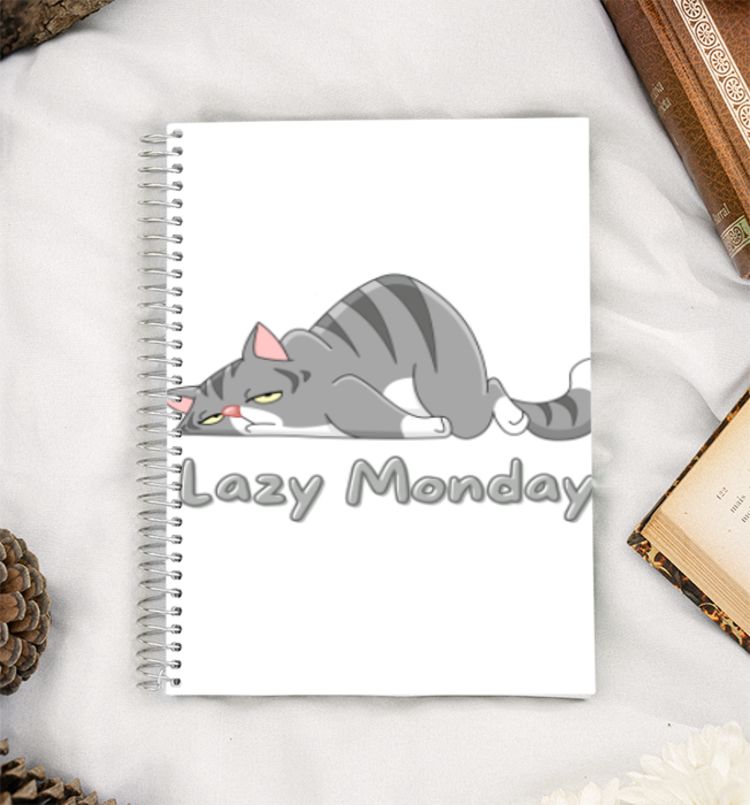 Lazy Monday A5 Notebook