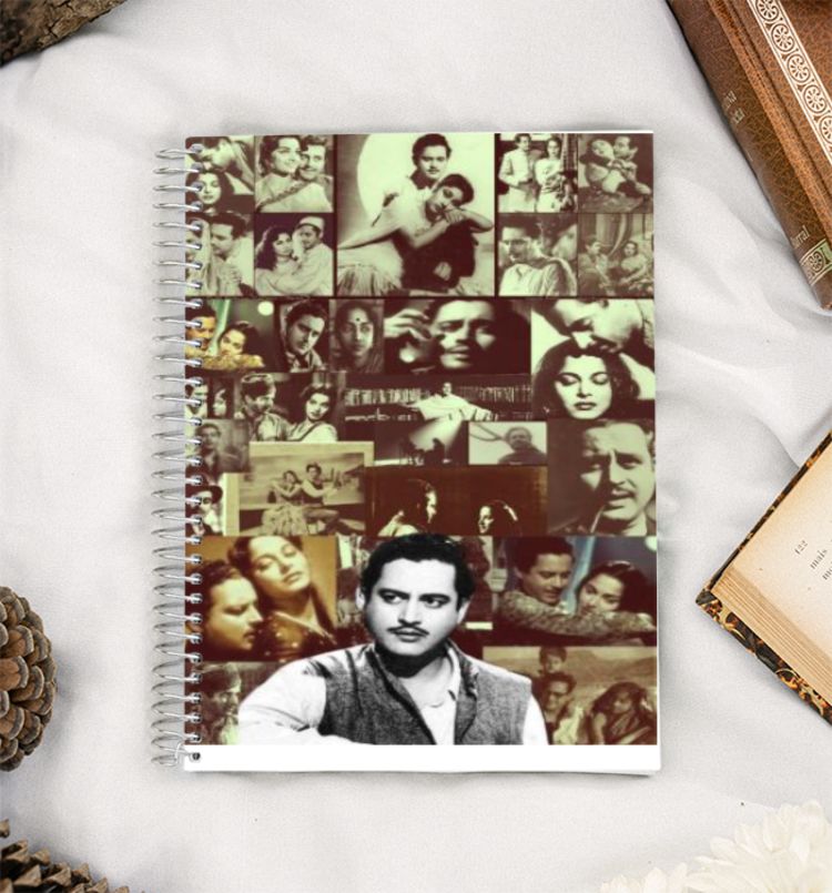 A tribute to Guru Dutt A5 Notebook