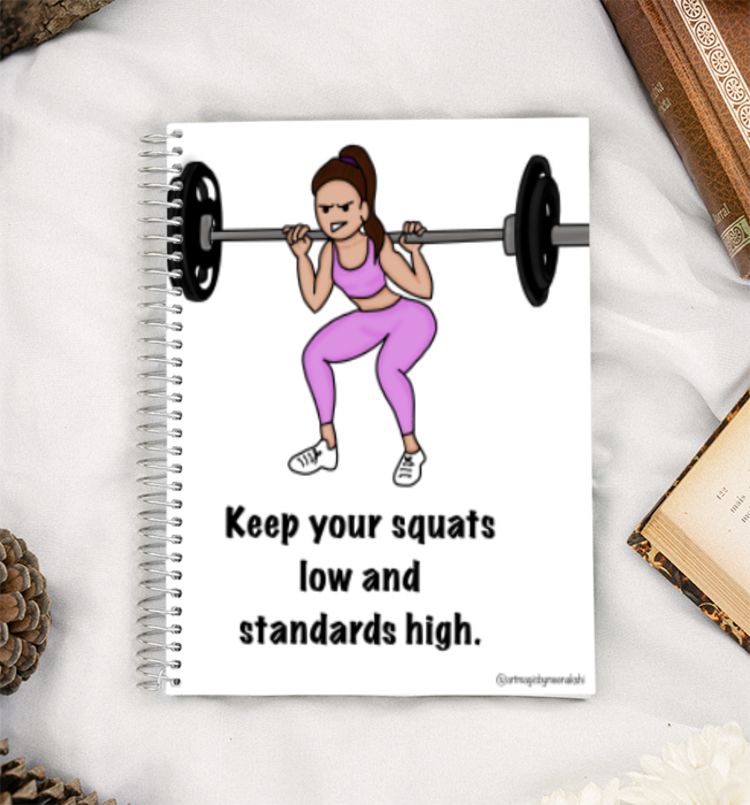 Gymholics 4 A5 Notebook