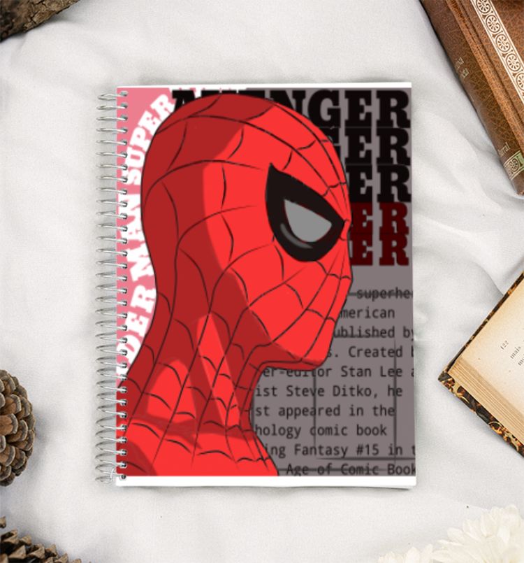 Spiderman avengers 1 A5 Notebook