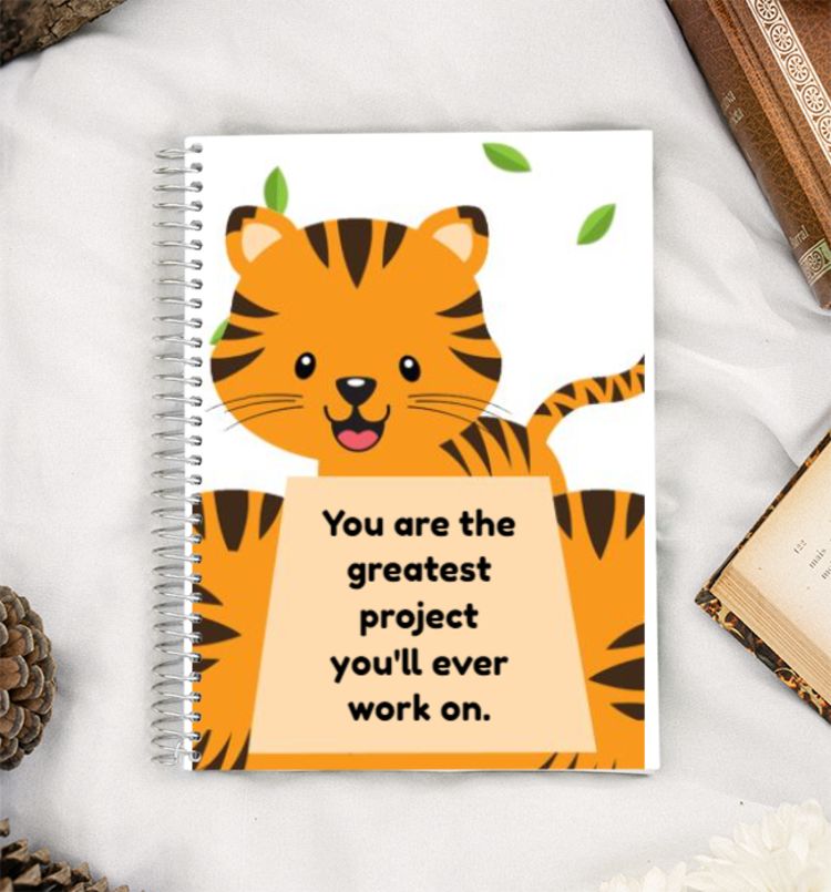 Baby tiger  A5 Notebook