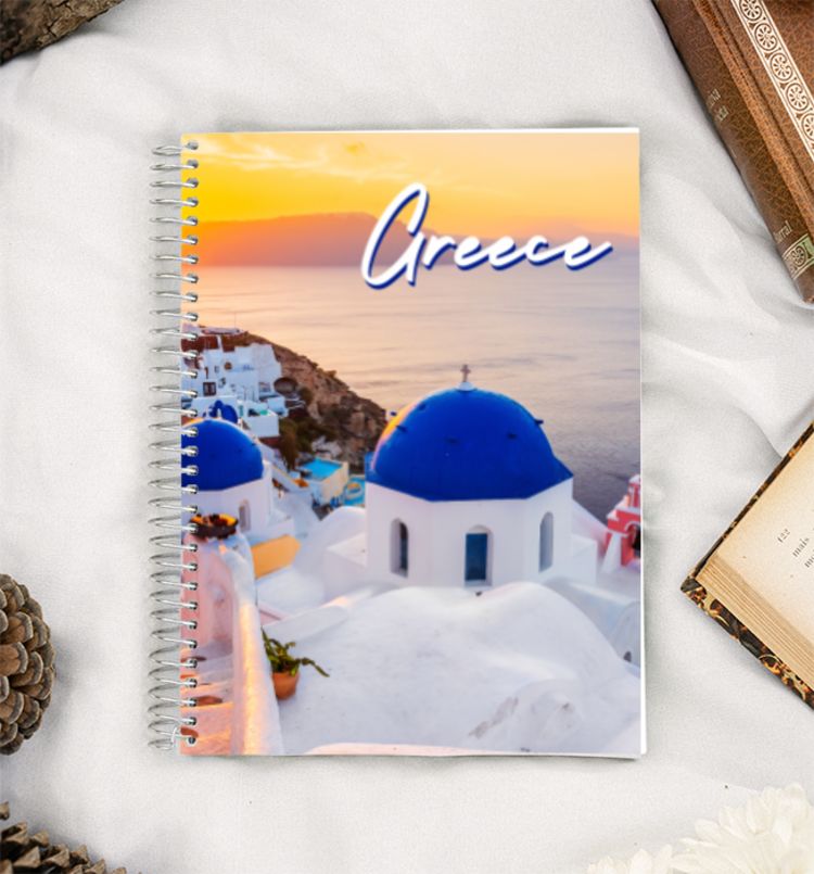 Greece - Travel Series A5 Notebook