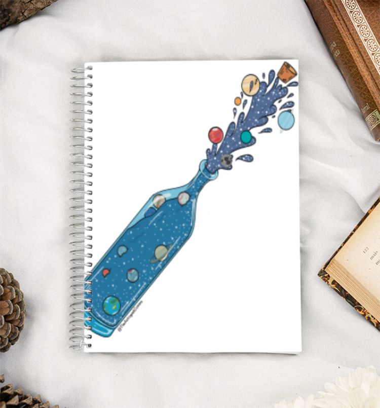 Space Drink A5 Notebook