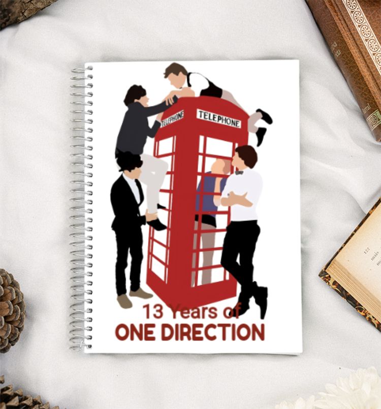 13 years of 1D A5 Notebook