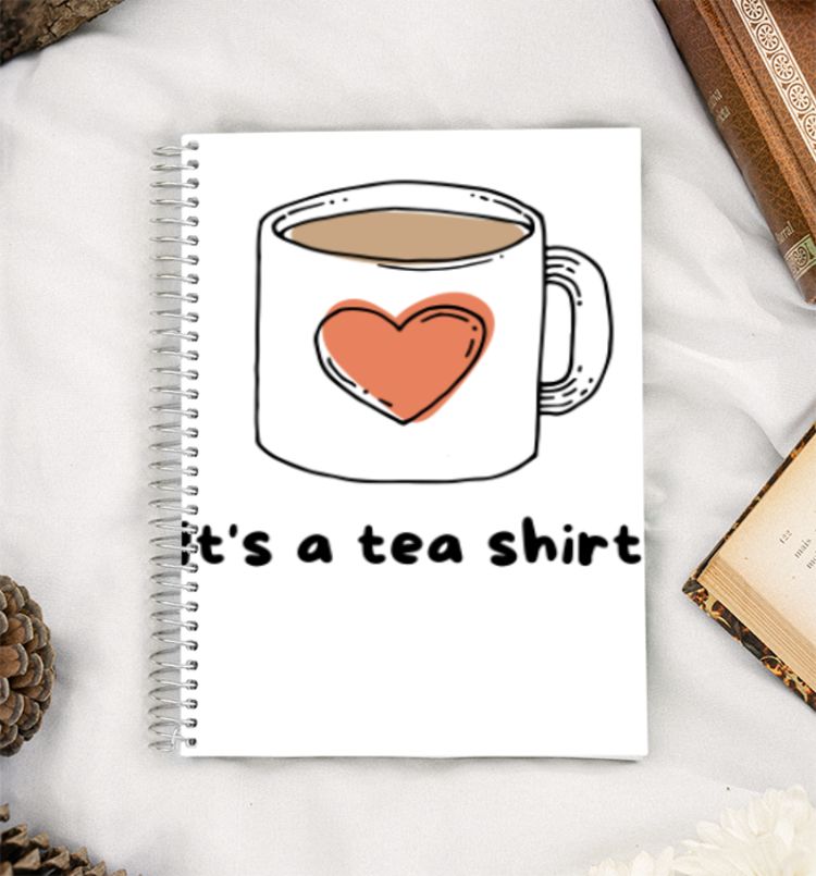 tea shirt A5 Notebook