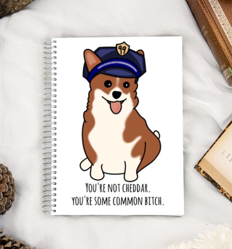 Brooklyn 99-Cheddar dog A5 Notebook