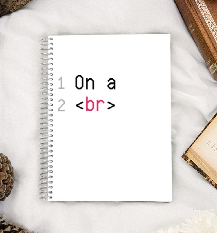 On a break A5 Notebook