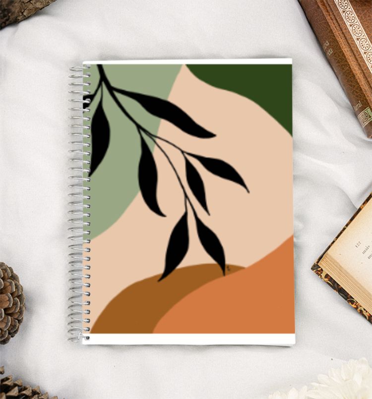 Boho plant A5 Notebook