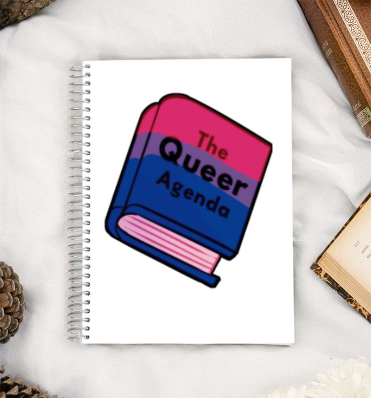 The Bi Agenda A5 Notebook