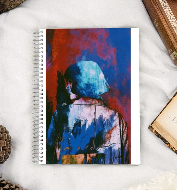 Blue is a deeply sneaky colour A5 Notebook