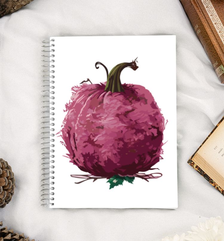 Pink Pumpkin A5 Notebook