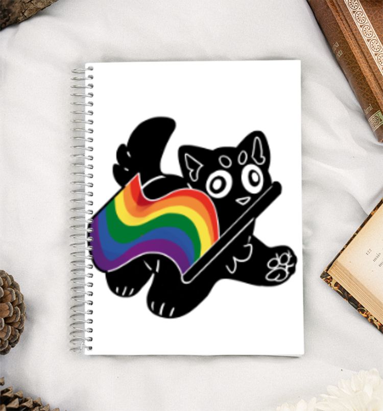 Pride Cat A5 Notebook