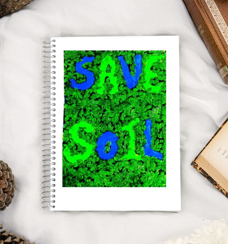 Save Soil A5 Notebook