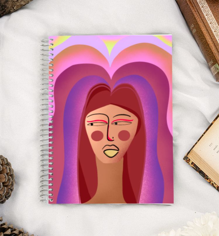 A Woman in Love A5 Notebook