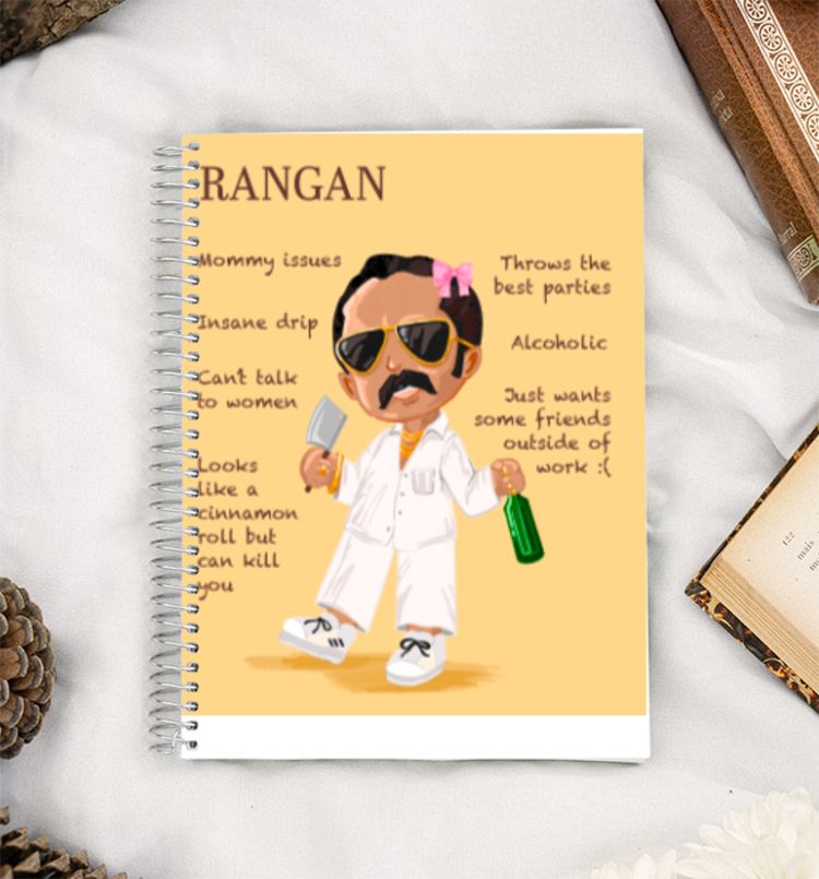 Rangan chettan Aavesham tee A5 Notebook