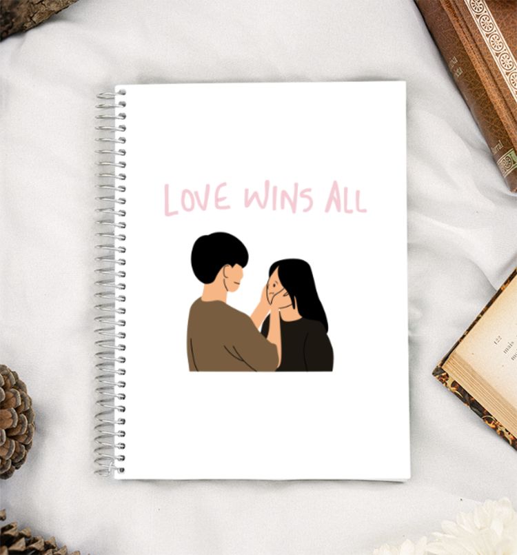 Love wins all  A5 Notebook