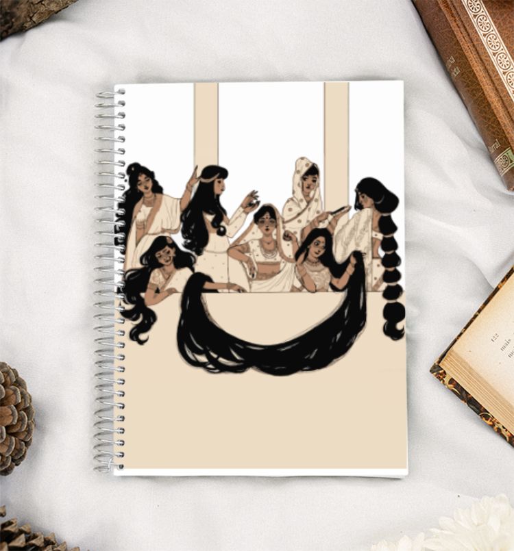 Indian women A5 Notebook