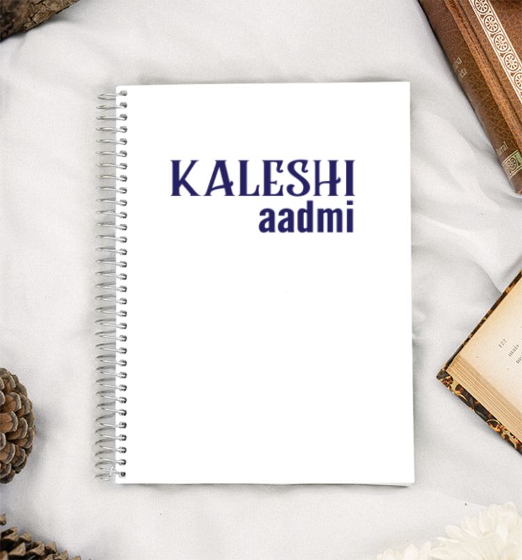 kaleshi aadmi A5 Notebook