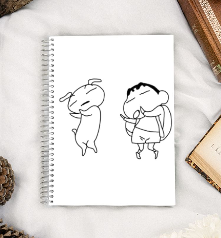 SHINCHAN SHIRO DANCE 2 A5 Notebook
