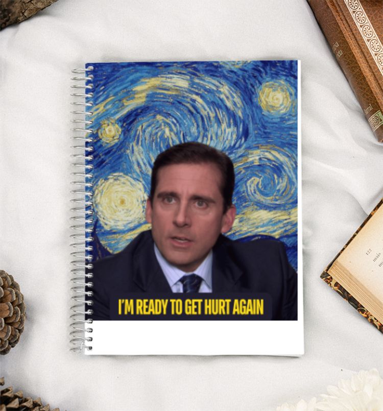 Van Gogh X The Office A5 Notebook