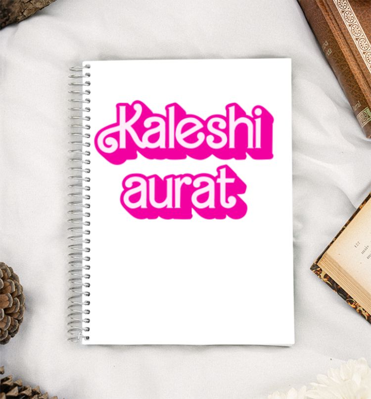 Kaleshi aurat A5 Notebook
