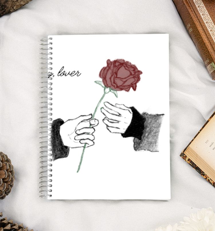 hey, lover A5 Notebook