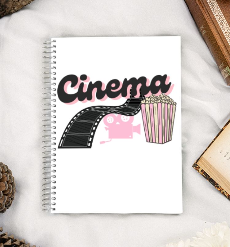 cinema bollywood hollywood A5 Notebook