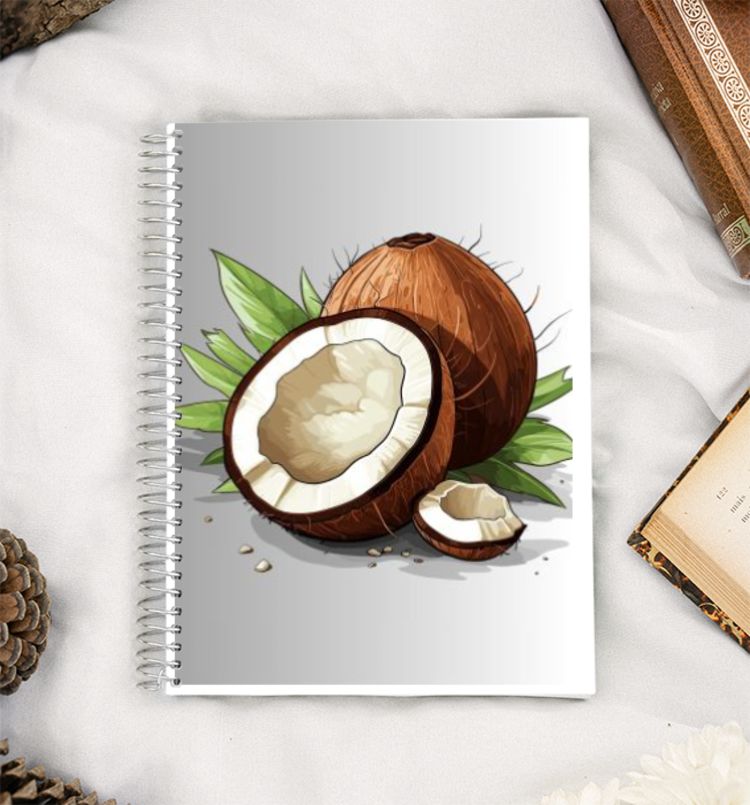 Coconut Tee A5 Notebook
