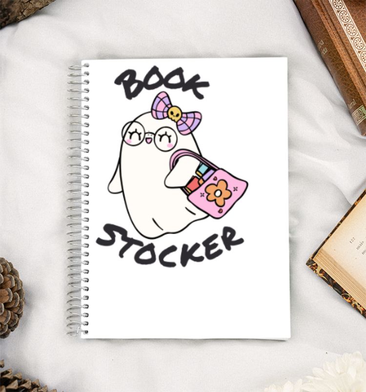 Book Stocker (Book Merch) A5 Notebook