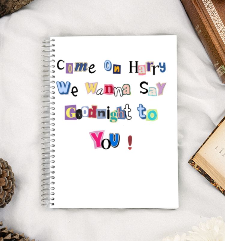 Harry styles A5 Notebook