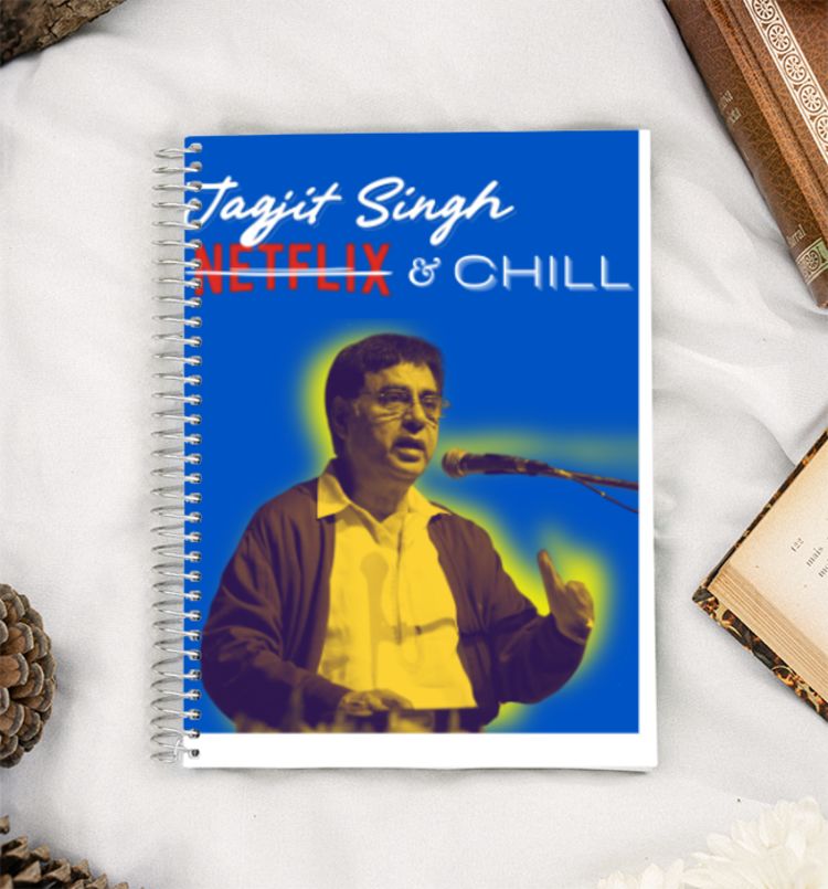 Jagjit Singh & Chill  A5 Notebook