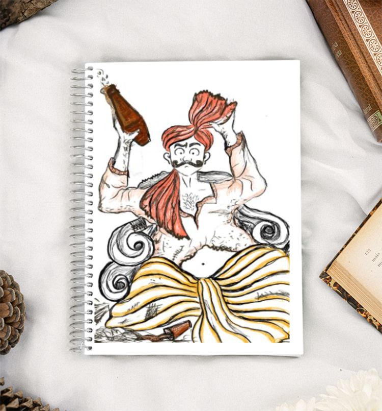 Cartoon A5 Notebook
