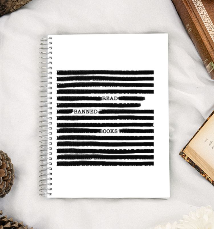 Read banned books A5 Notebook